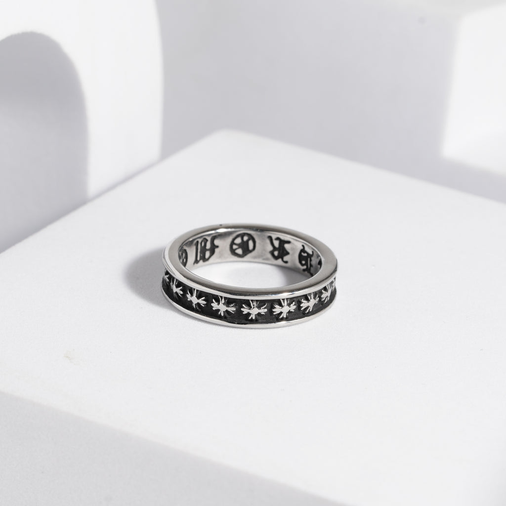 177 Oxidised Ring For Men