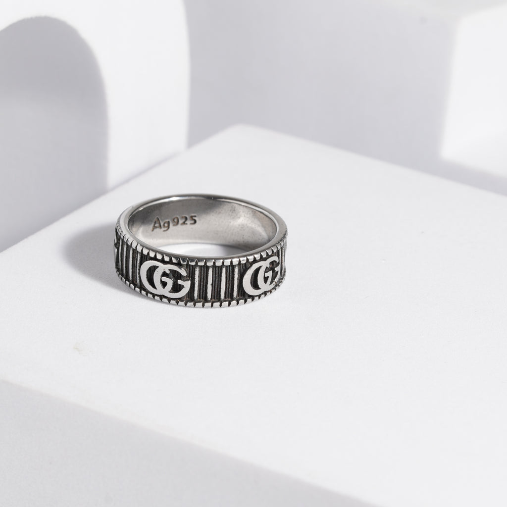 230 Oxidised Ring For Men