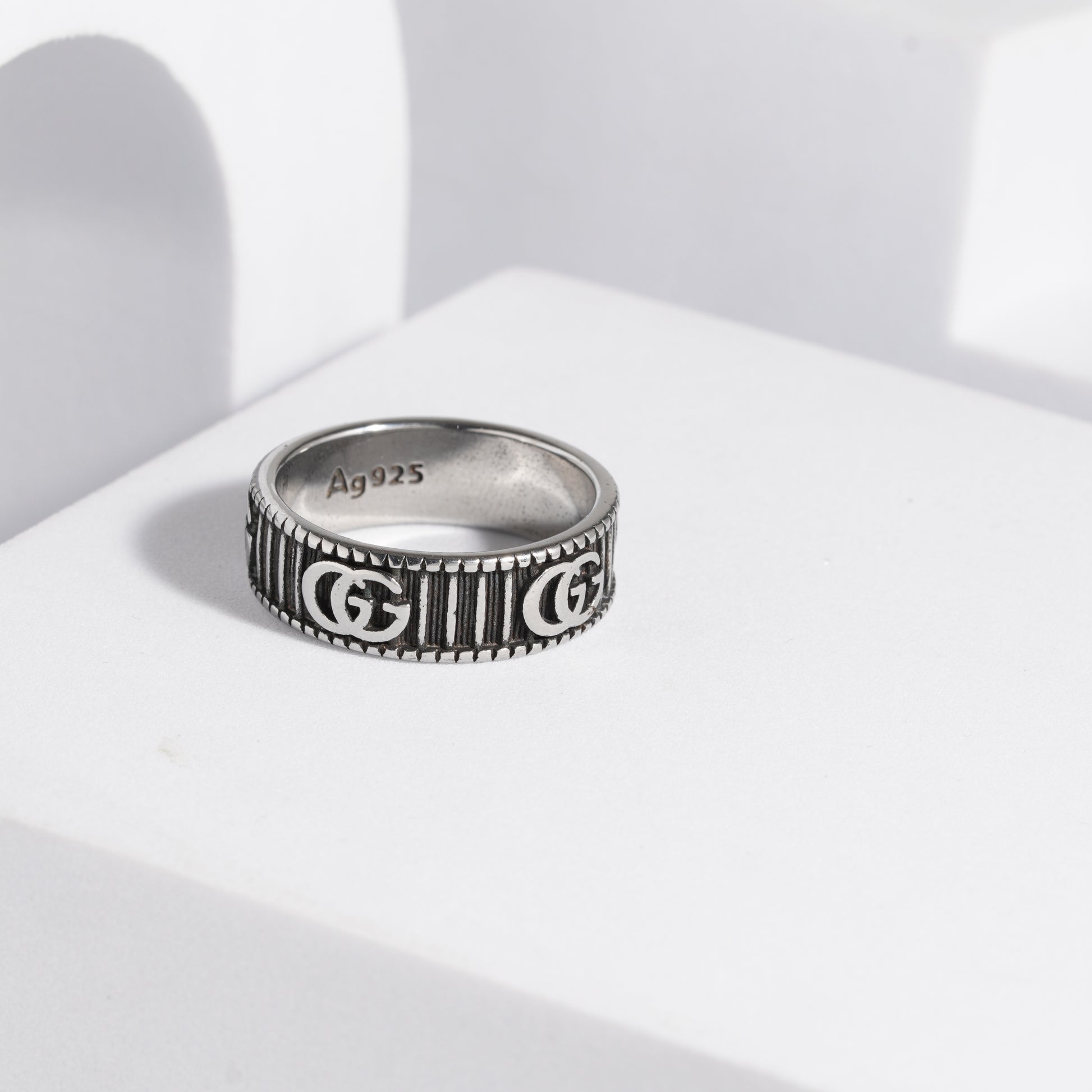 230 Oxidised Ring For Men