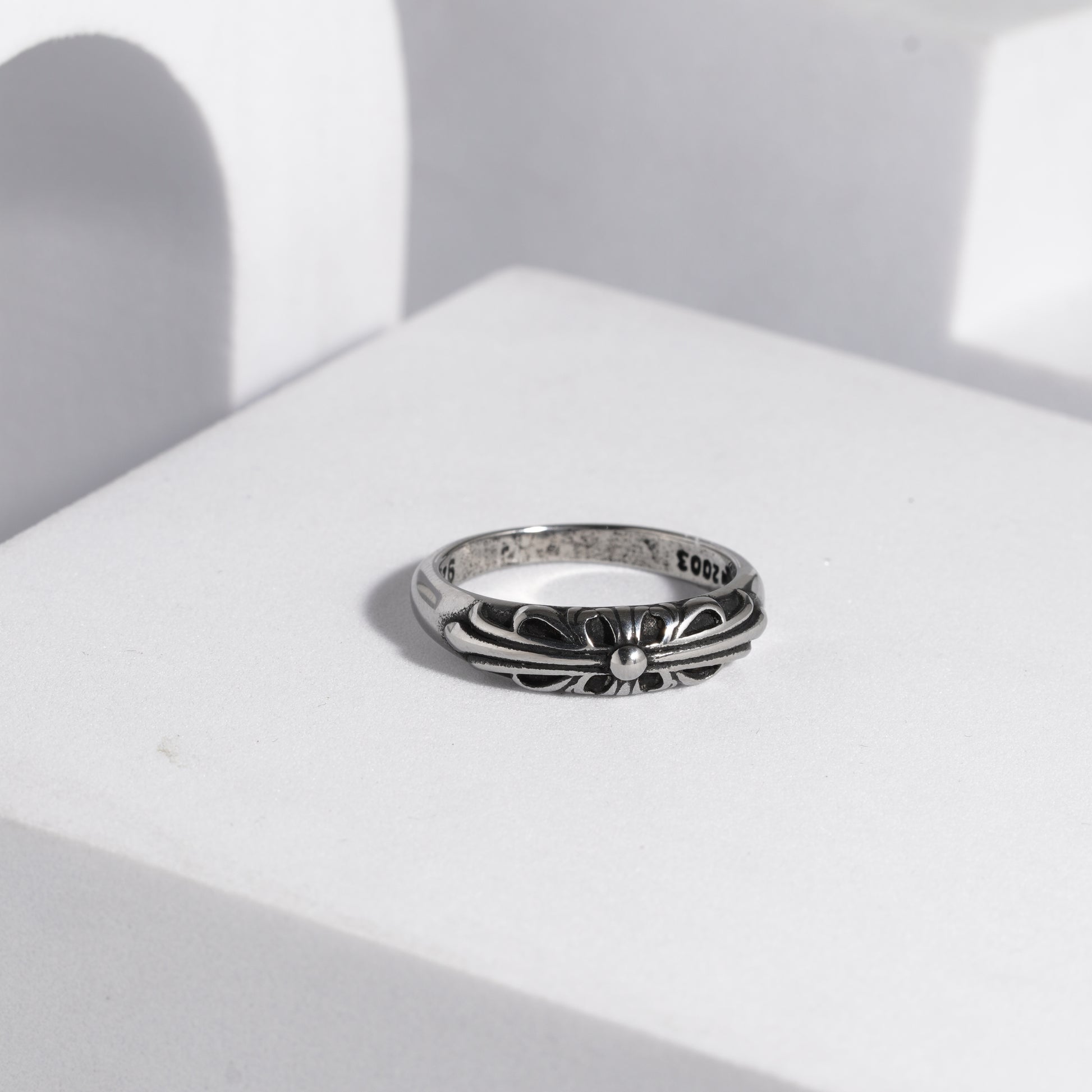 203 Oxidised Ring For Men