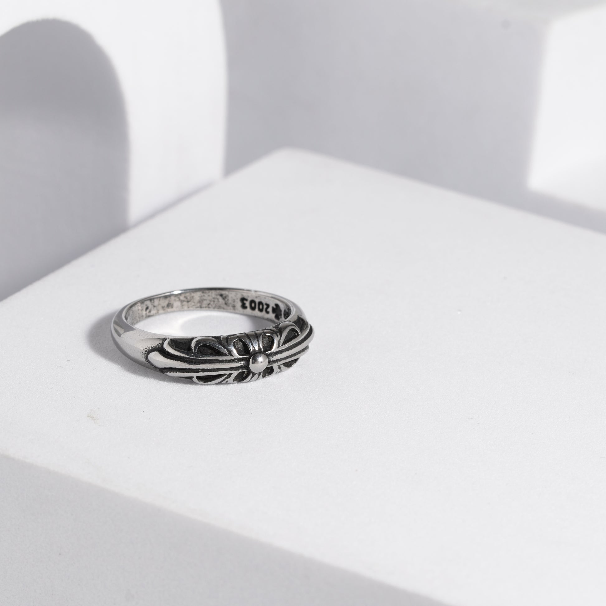 203 Oxidised Ring For Men