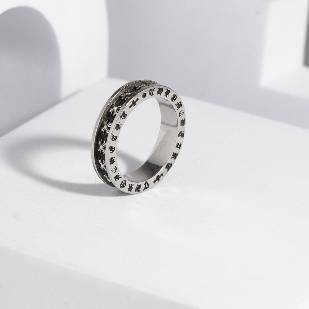 215 Oxidised Ring For Men
