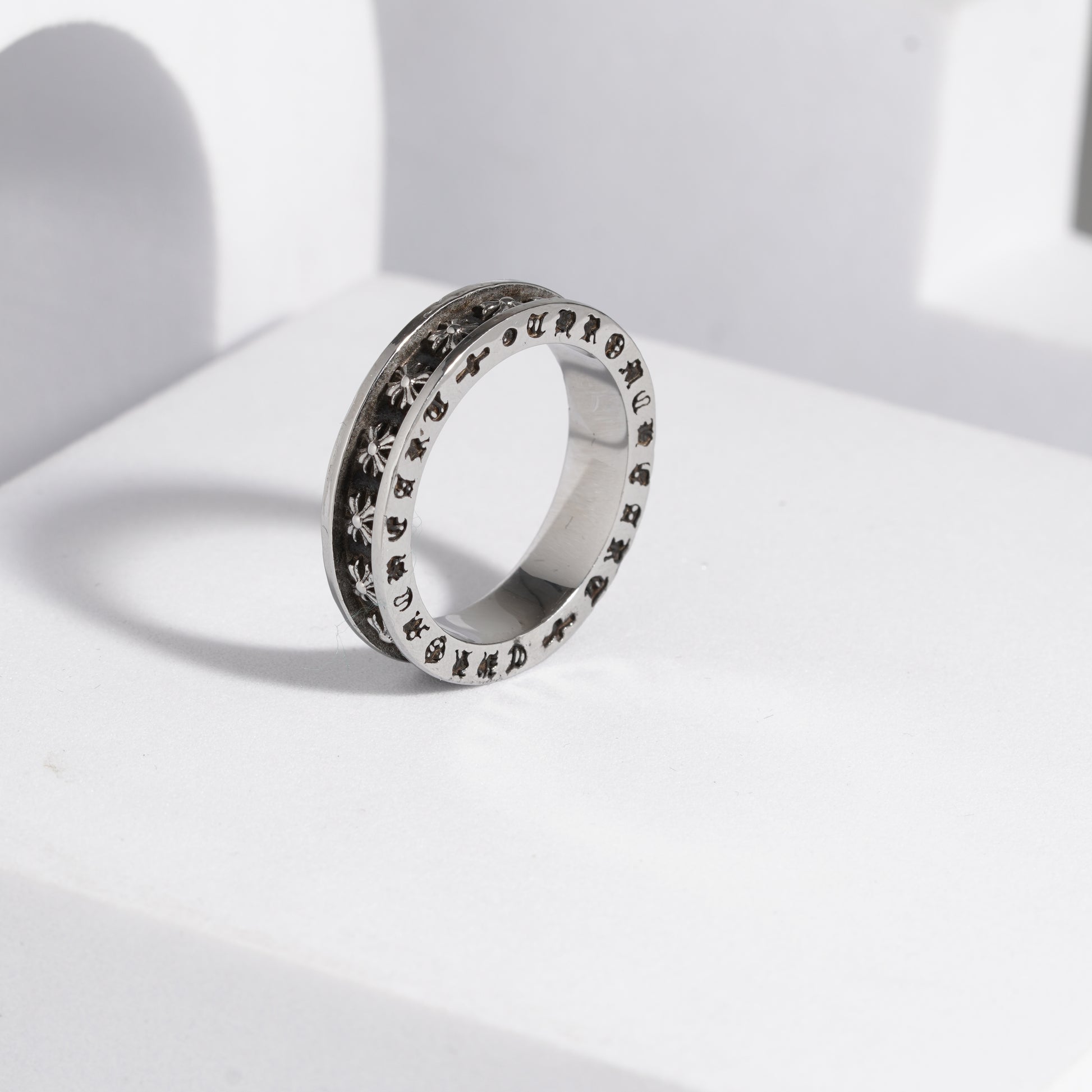 215 Oxidised Ring For Men