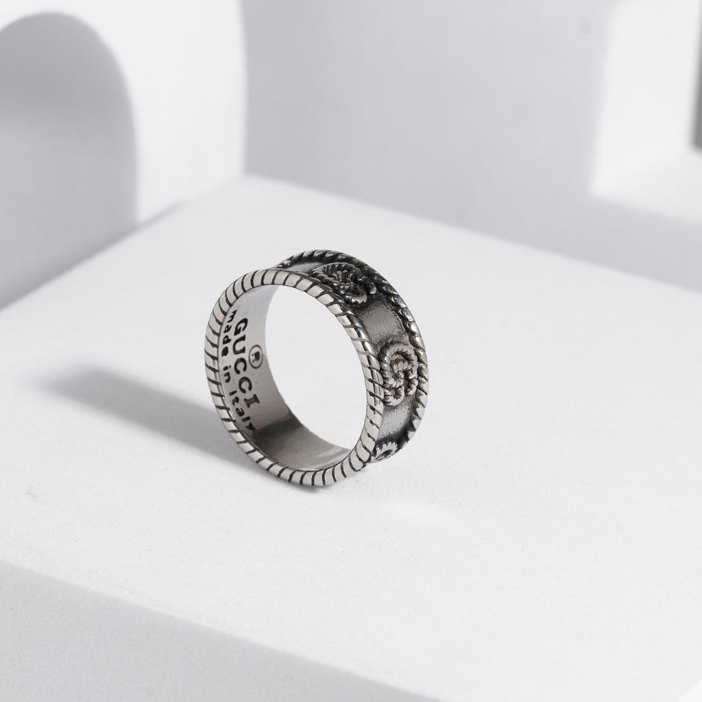577 Oxidised Ring For Men