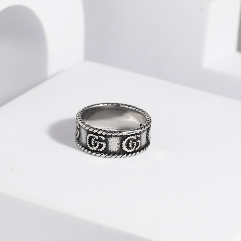 577 Oxidised Ring For Men