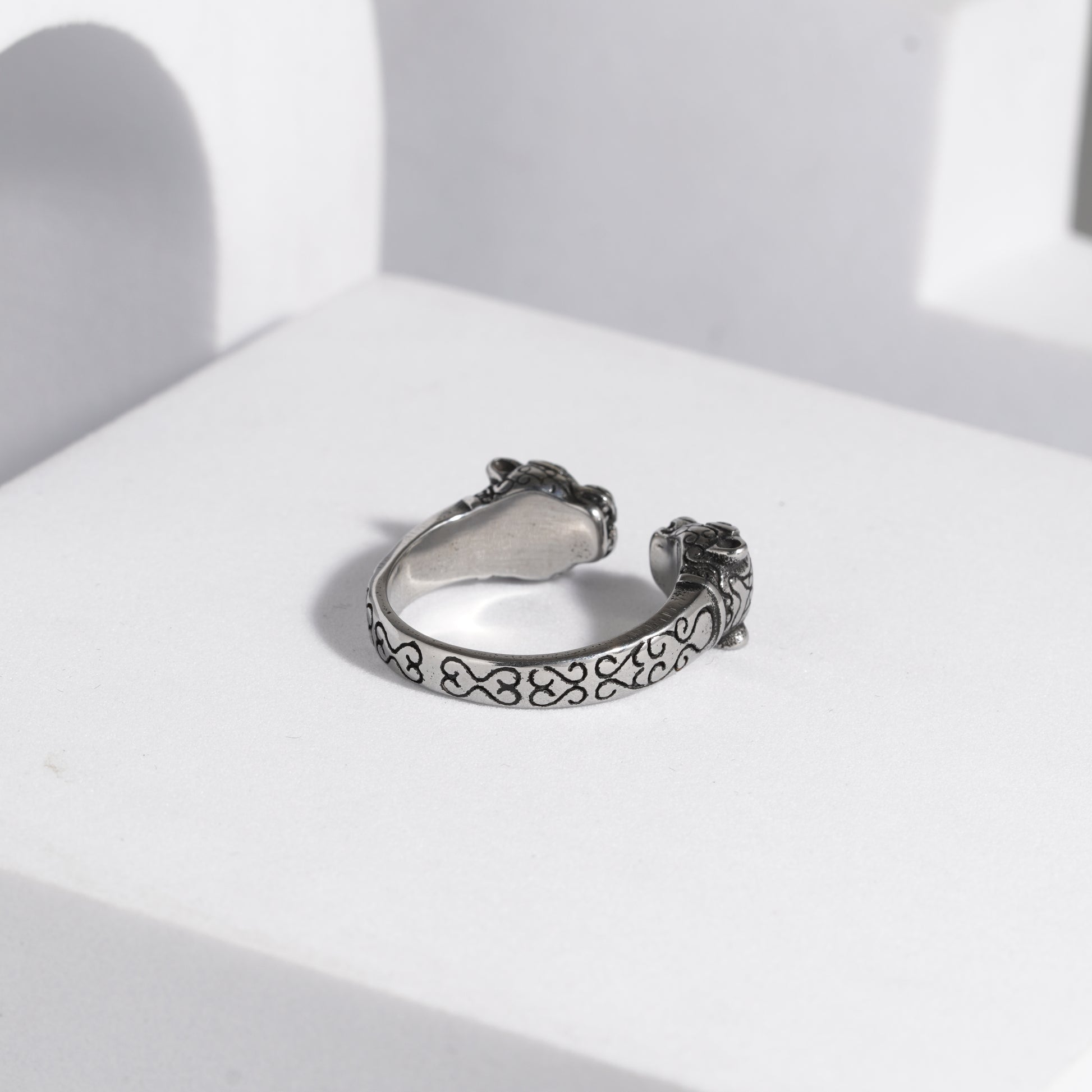 557 Oxidised Ring For Men