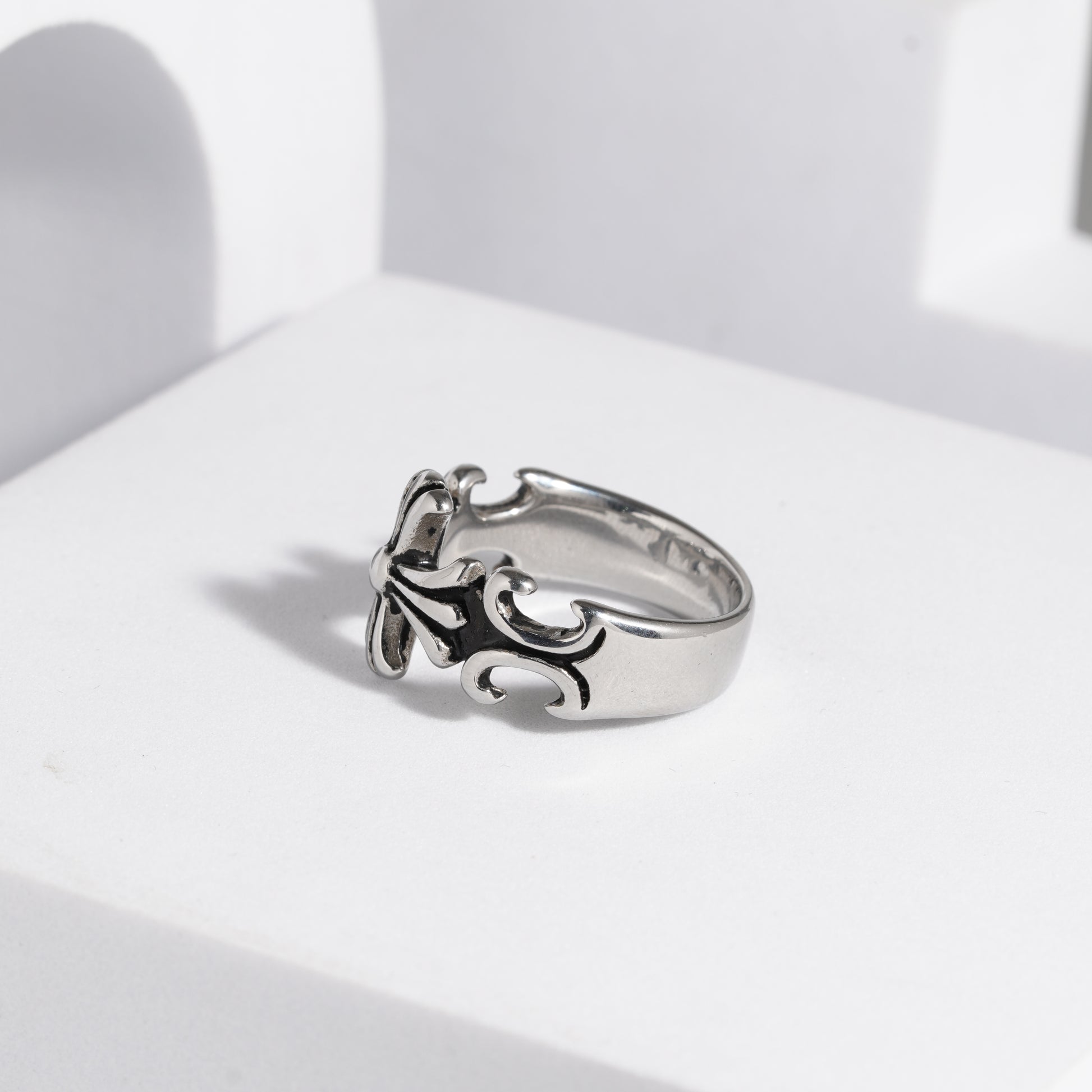 217 Oxidised Ring For Men