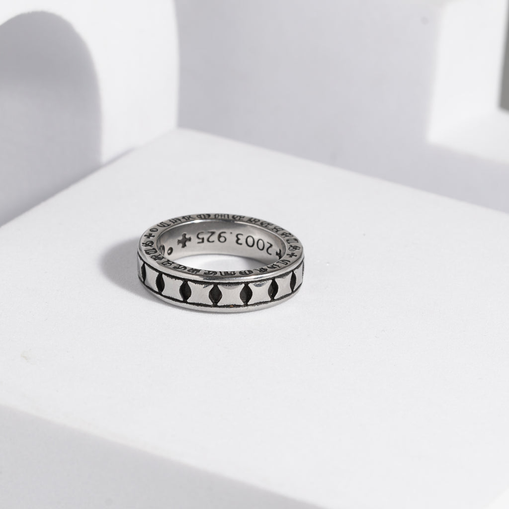 229 Oxidised Ring For Men