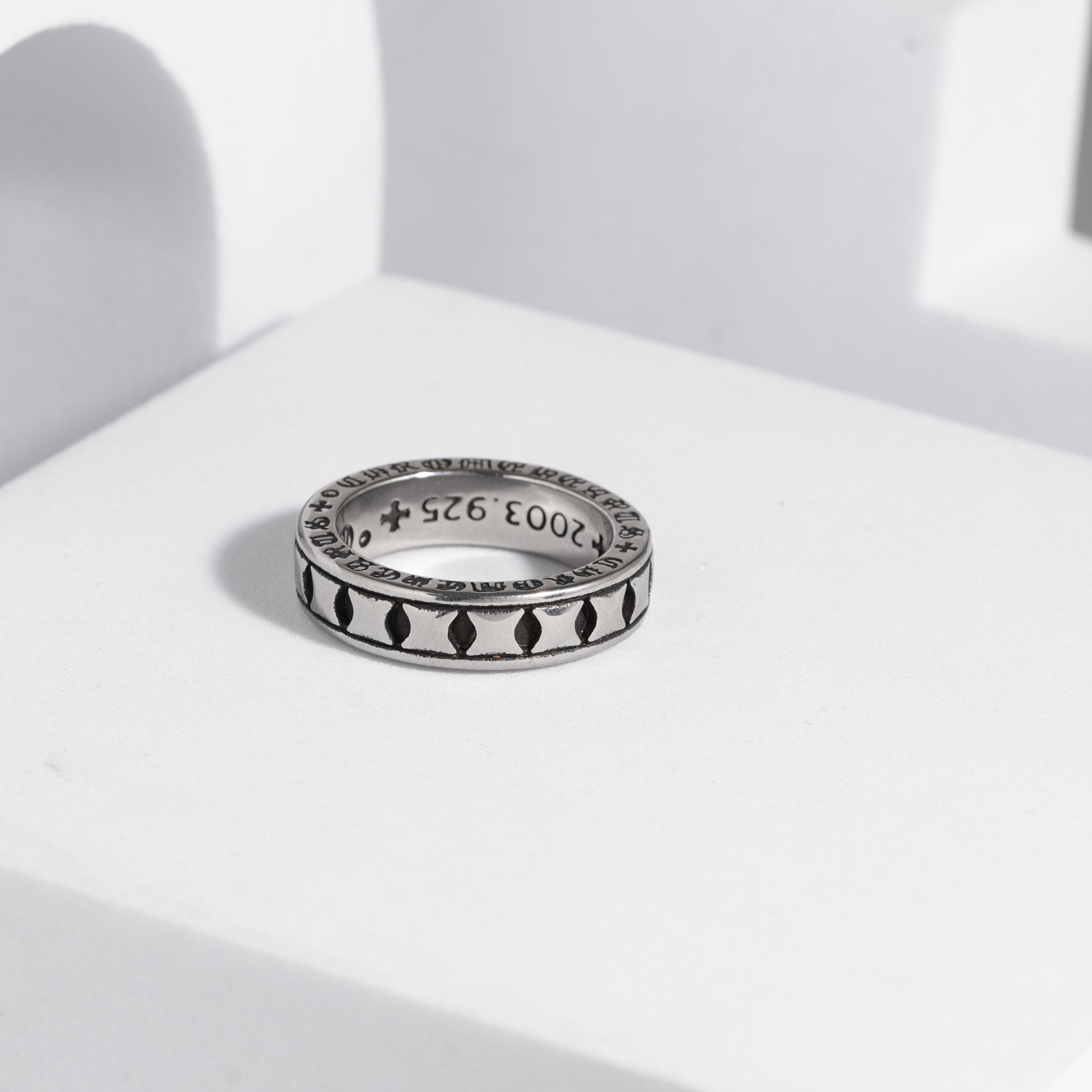 229 Oxidised Ring For Men
