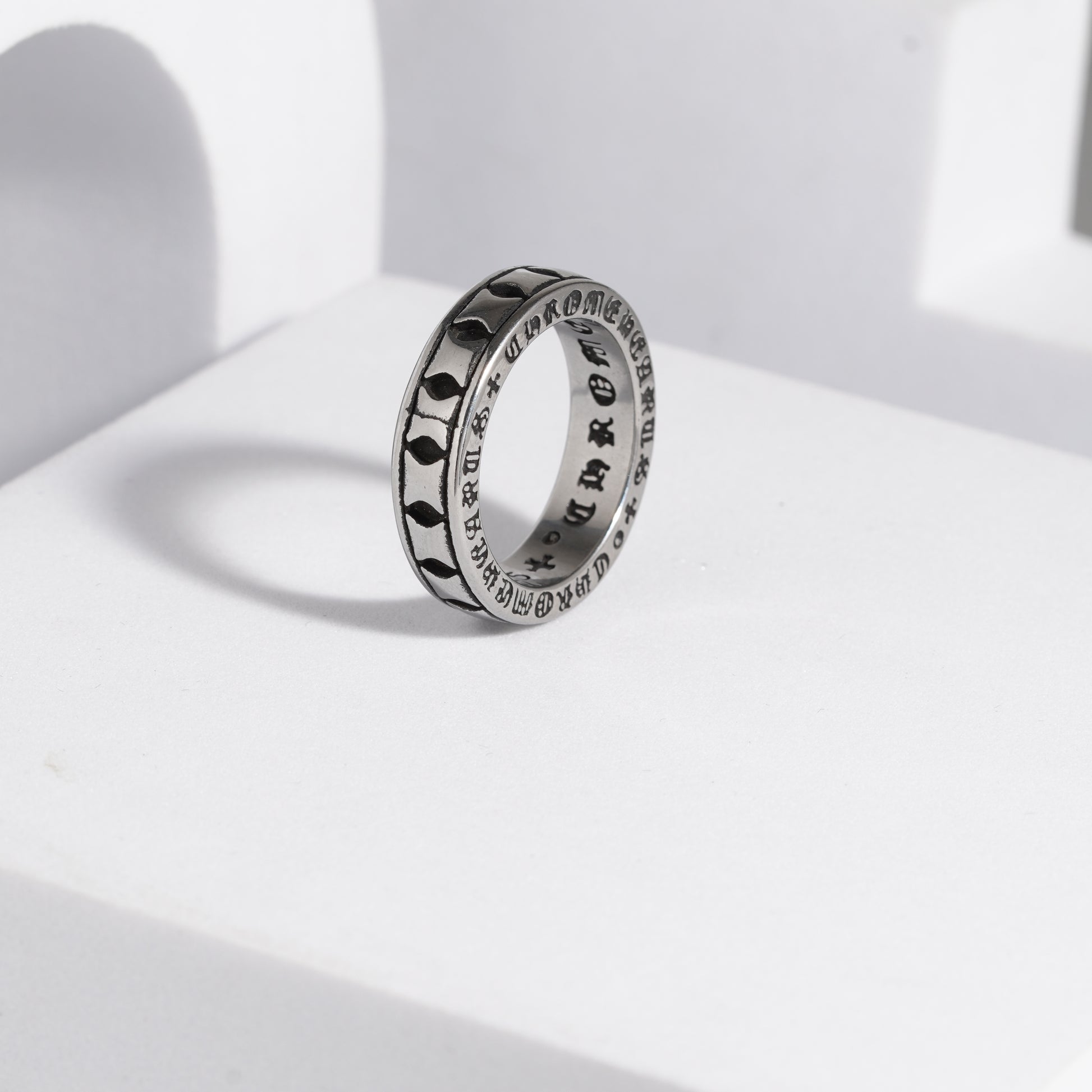 229 Oxidised Ring For Men