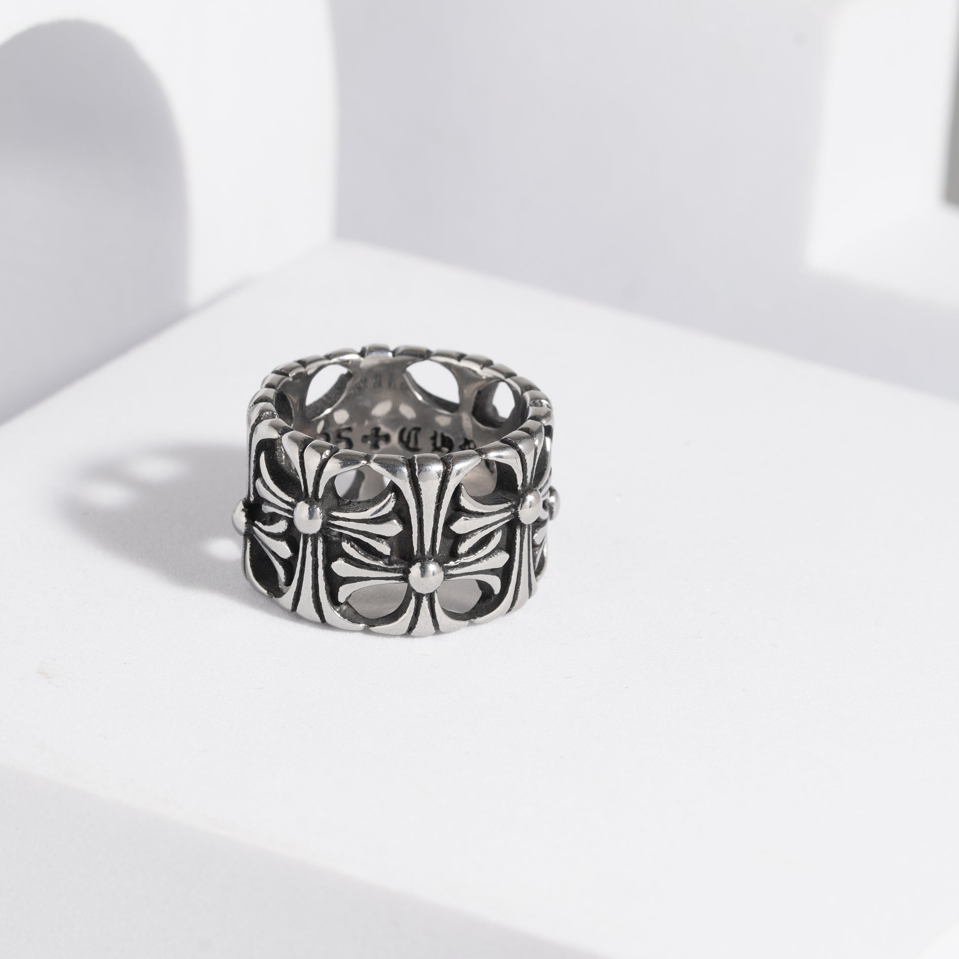 158 Oxidised Ring For Men
