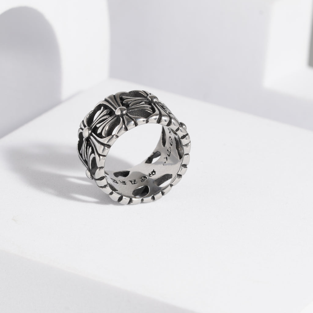158 Oxidised Ring For Men