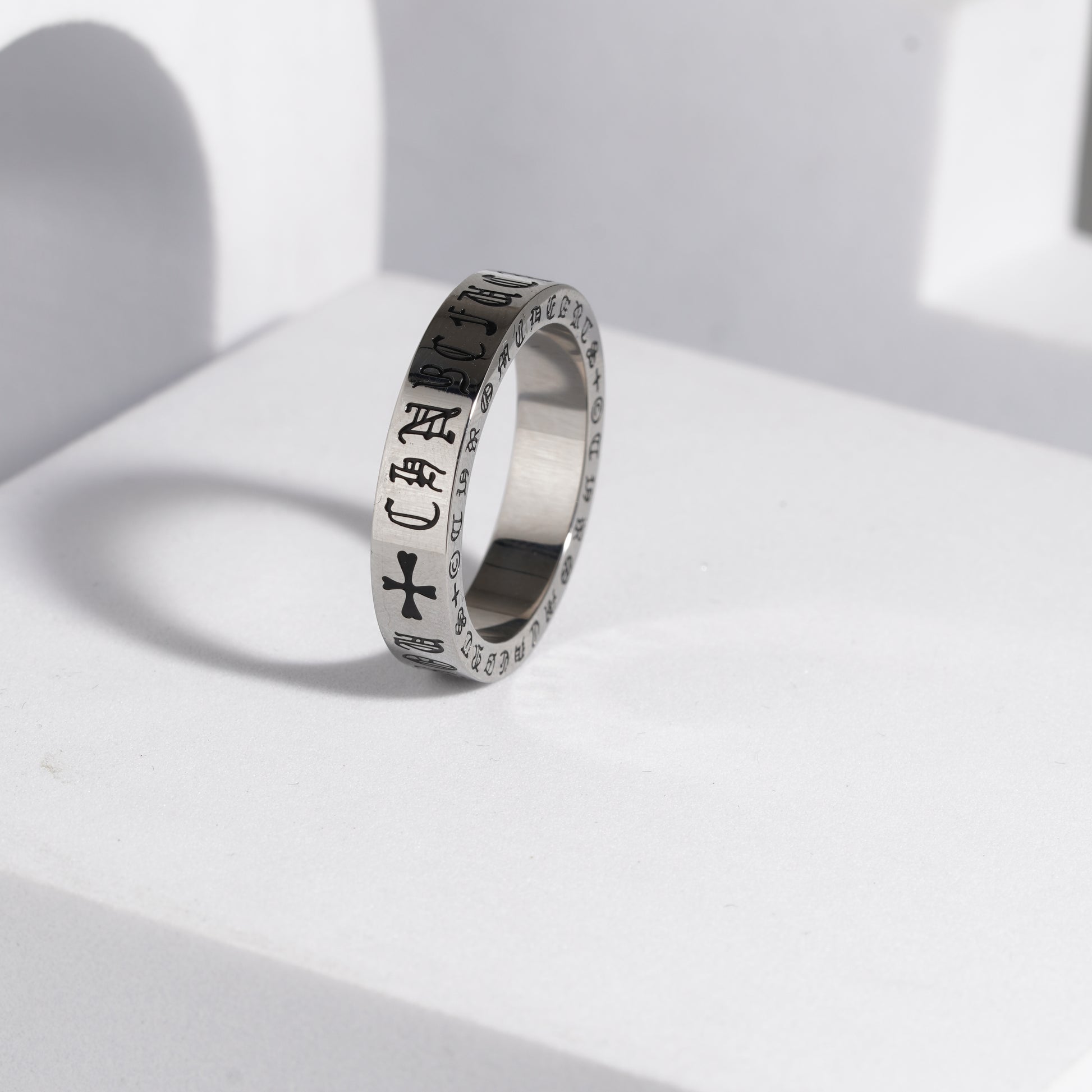 554 Oxidised Ring For Men