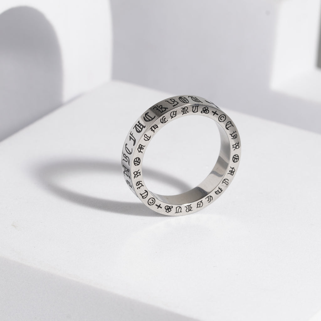 554 Oxidised Ring For Men