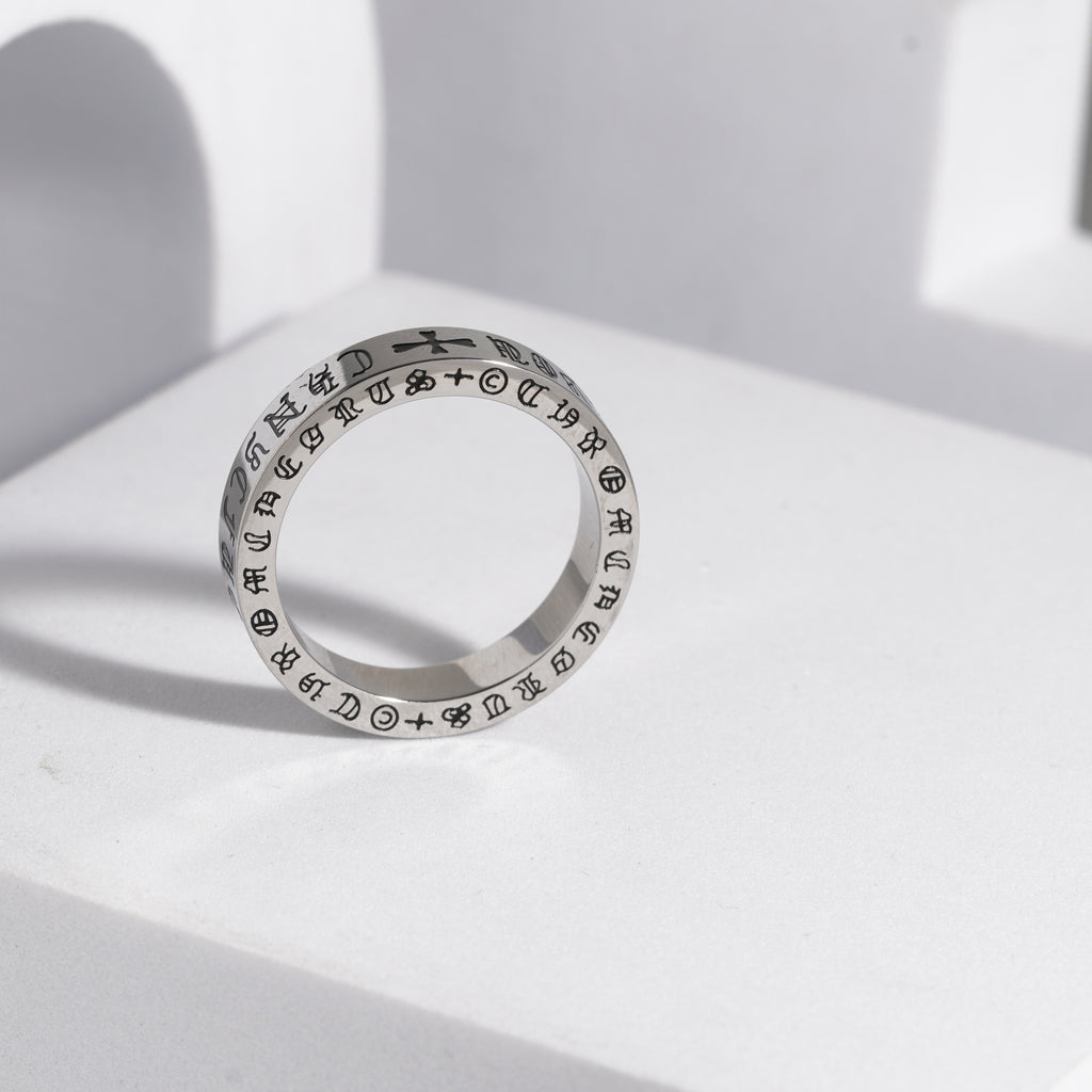 554 Oxidised Ring For Men