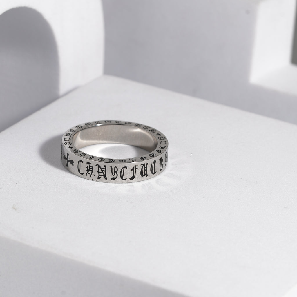 554 Oxidised Ring For Men