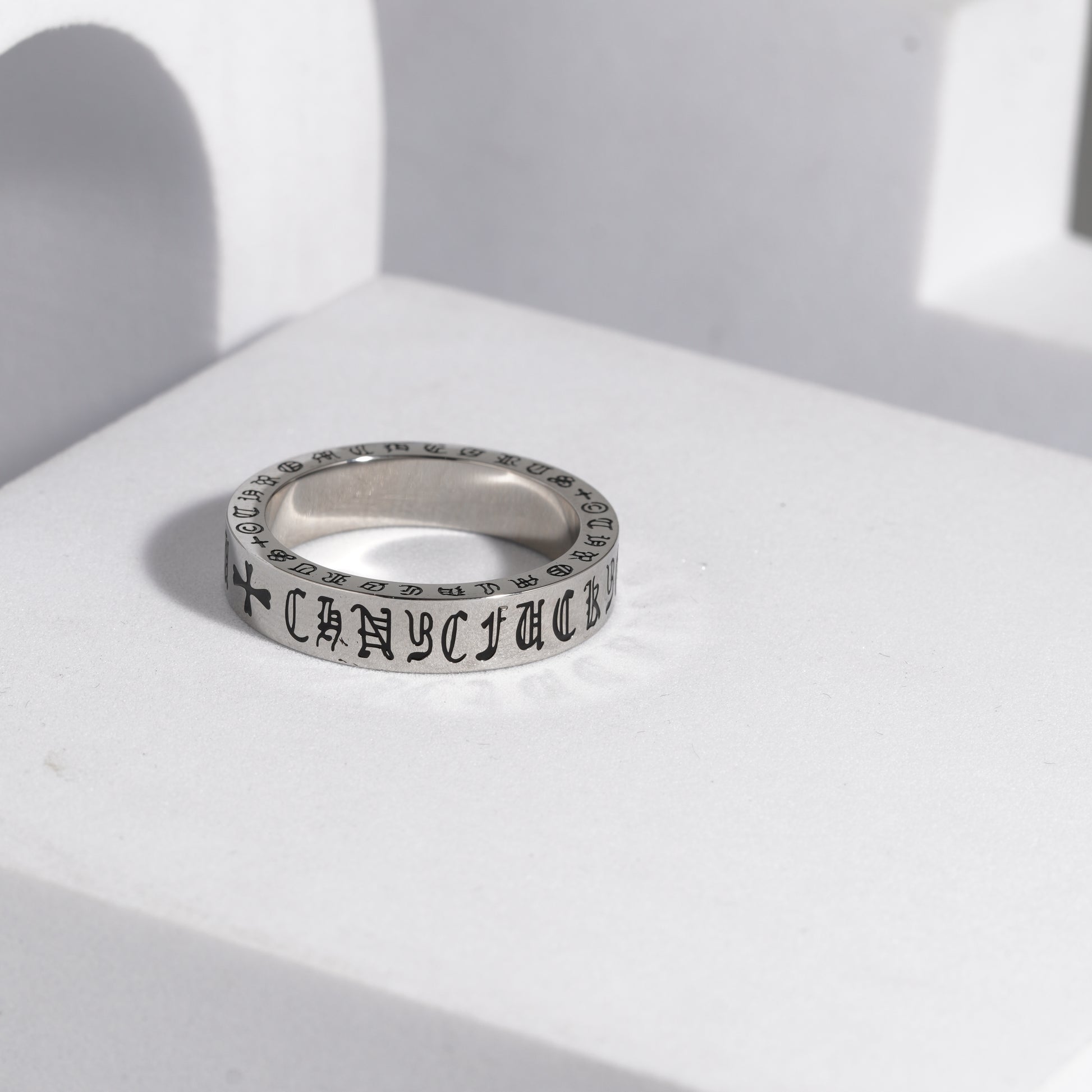 554 Oxidised Ring For Men