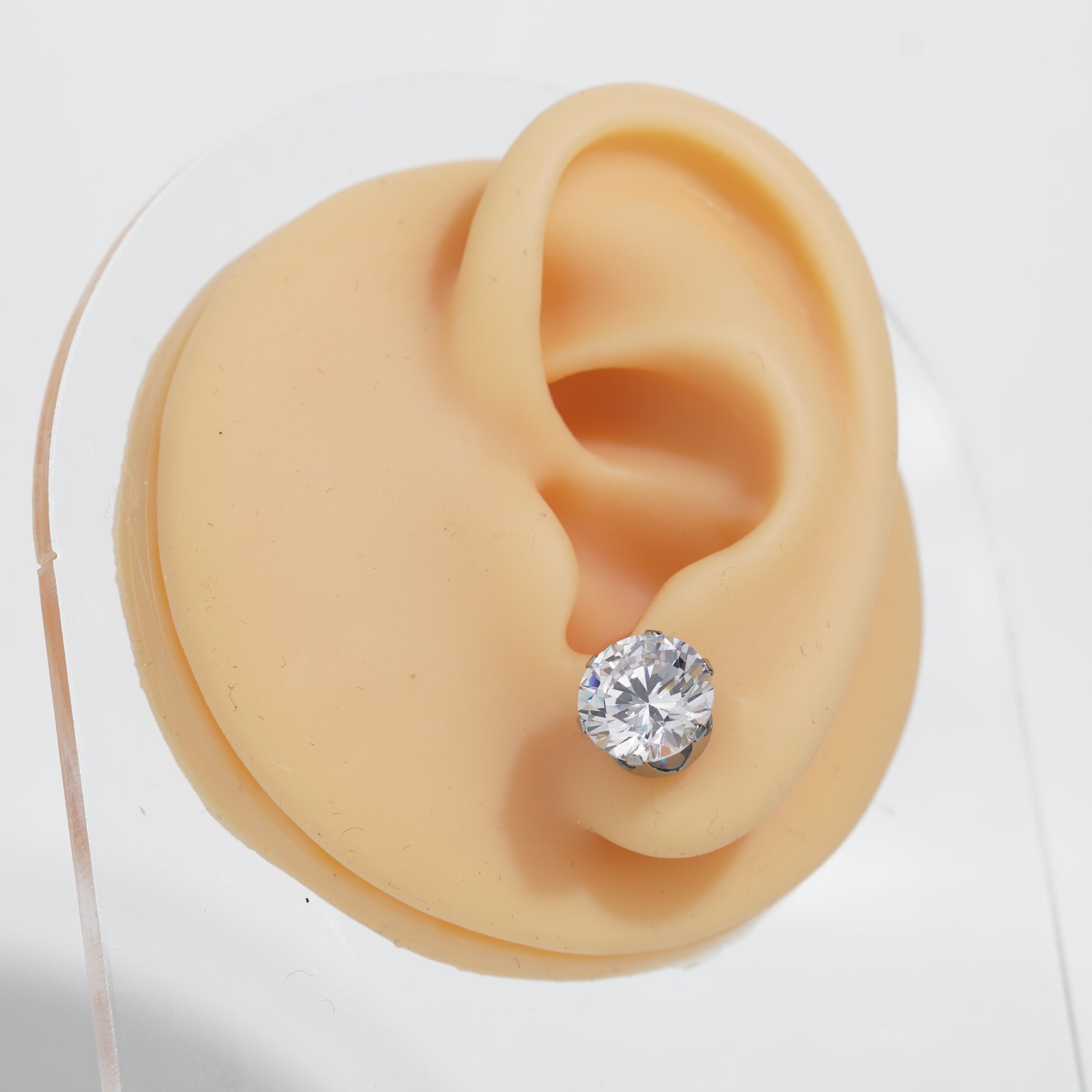 1: Bold Cuban Zircon Diamound Studs UNISEX Set of 20pcs. (10MM)