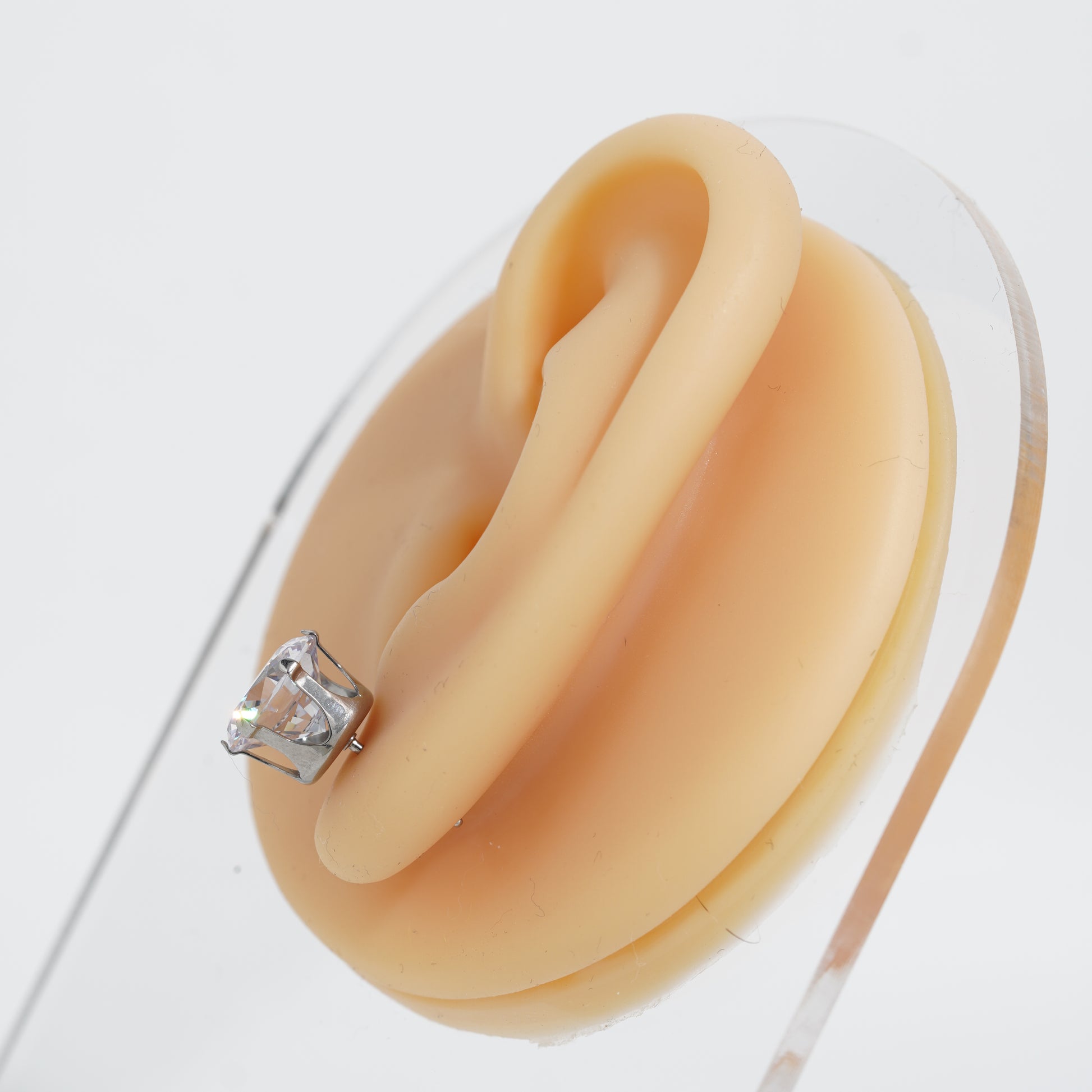 1: Bold Cuban Zircon Diamound Studs UNISEX Set of 20pcs. (10MM)