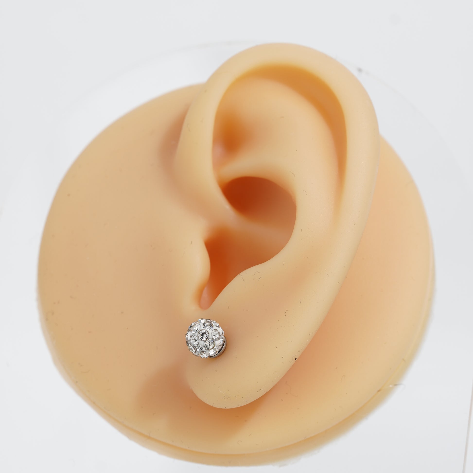 2: Ball Cuban Zircon Diamound Studs UNISEX Set of 20pcs.
