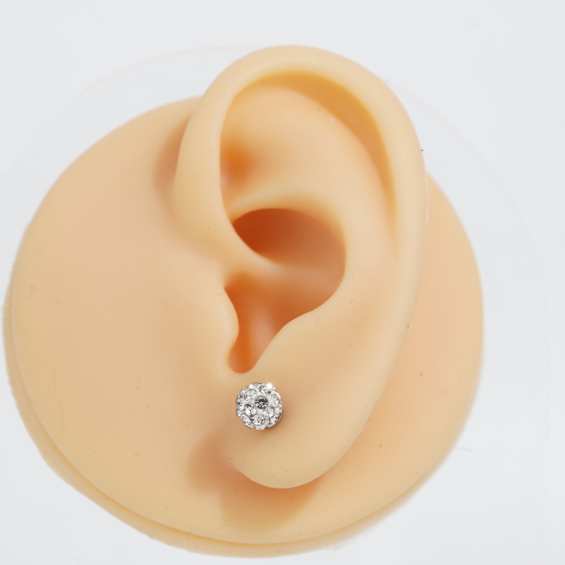 2: Ball Cuban Zircon Diamound Studs UNISEX Set of 20pcs.
