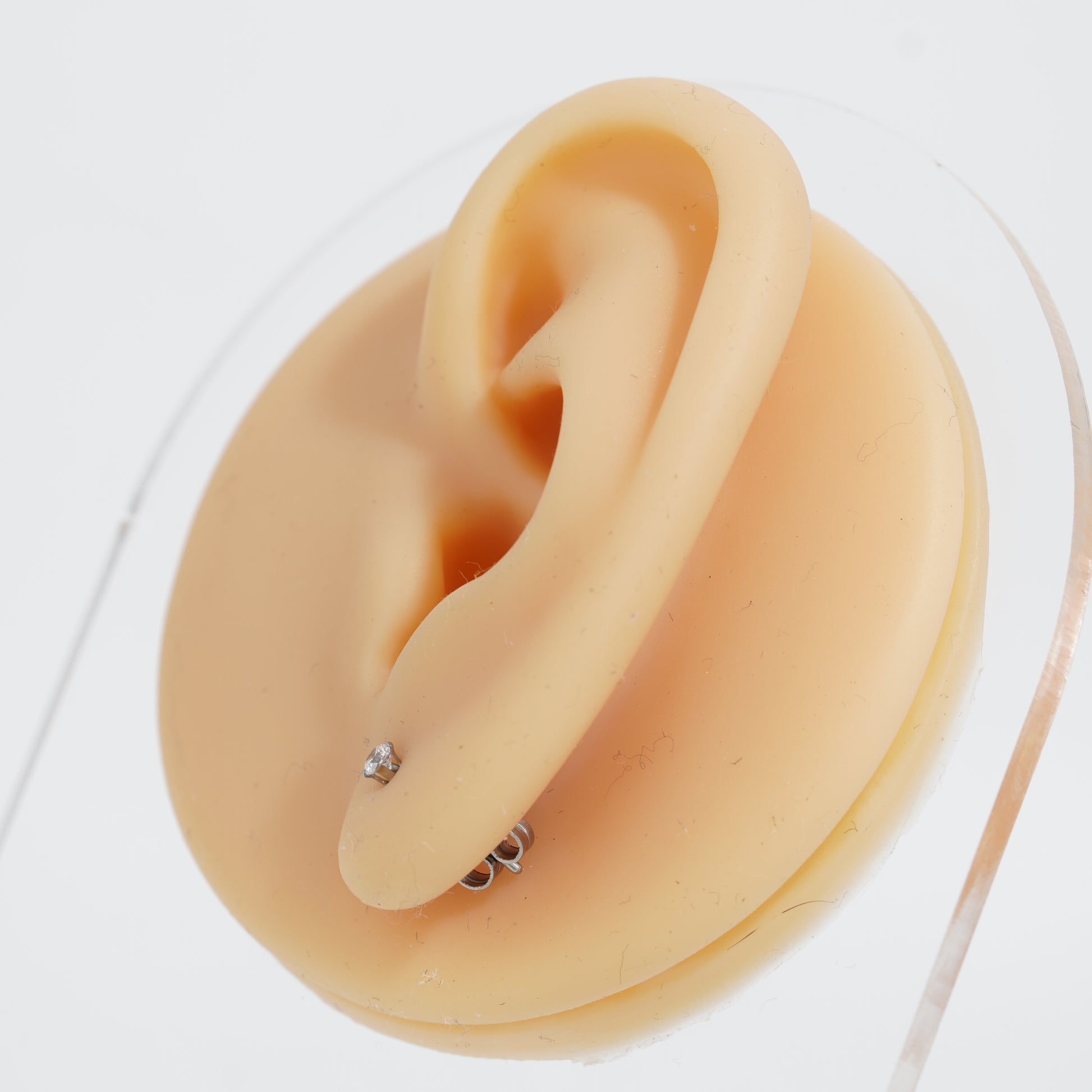 3: Round Mini Cuban Zircon Diamound Studs UNISEX Set of 20pcs. (2.5MM)