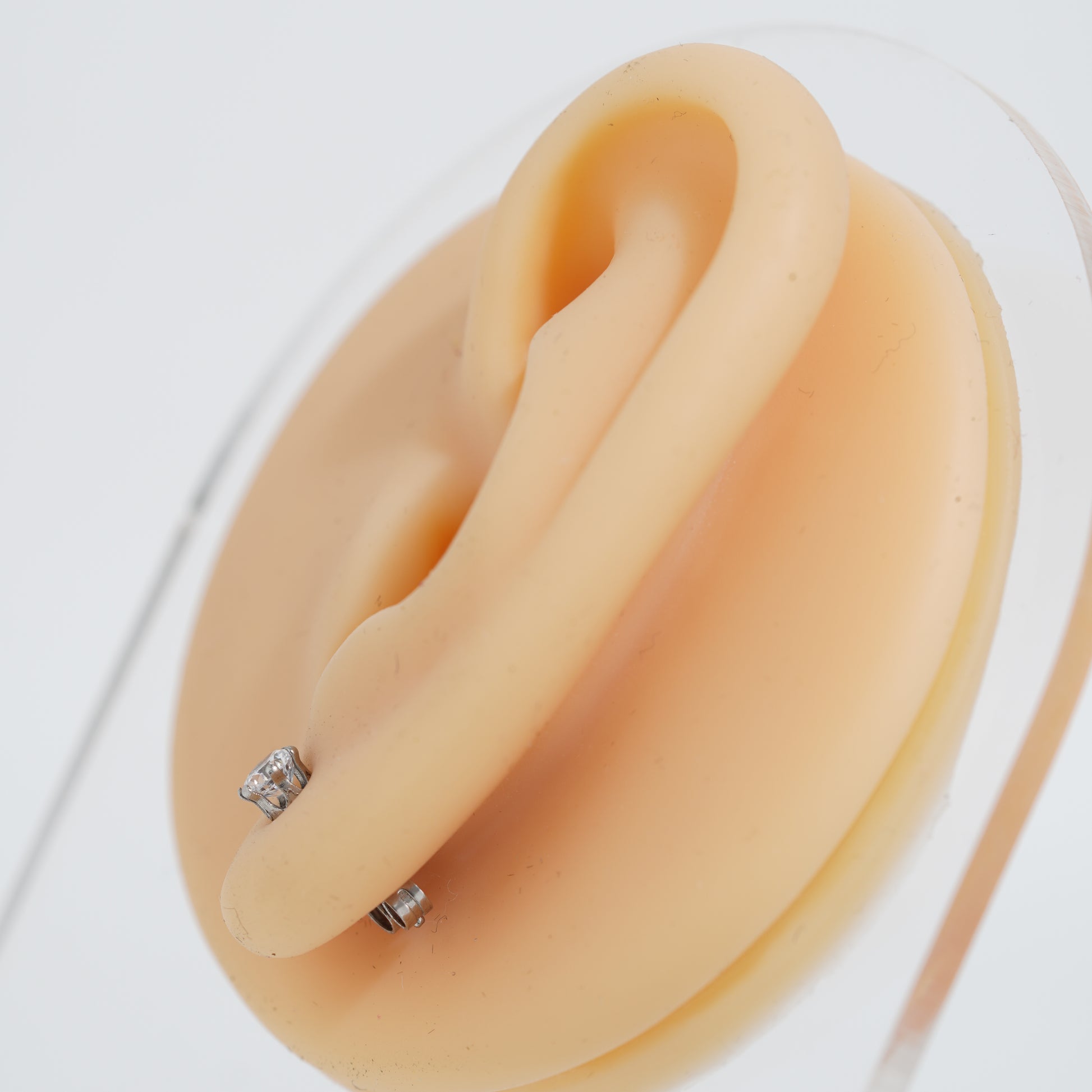 7: Mid Round Cuban Zircon Diamound Studs UNISEX Set of 20pcs. (4 MM)