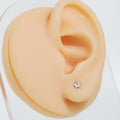 11: MINI Square Cuban Zircon Diamound Studs UNISEX Set of 20pcs. (3 MM)