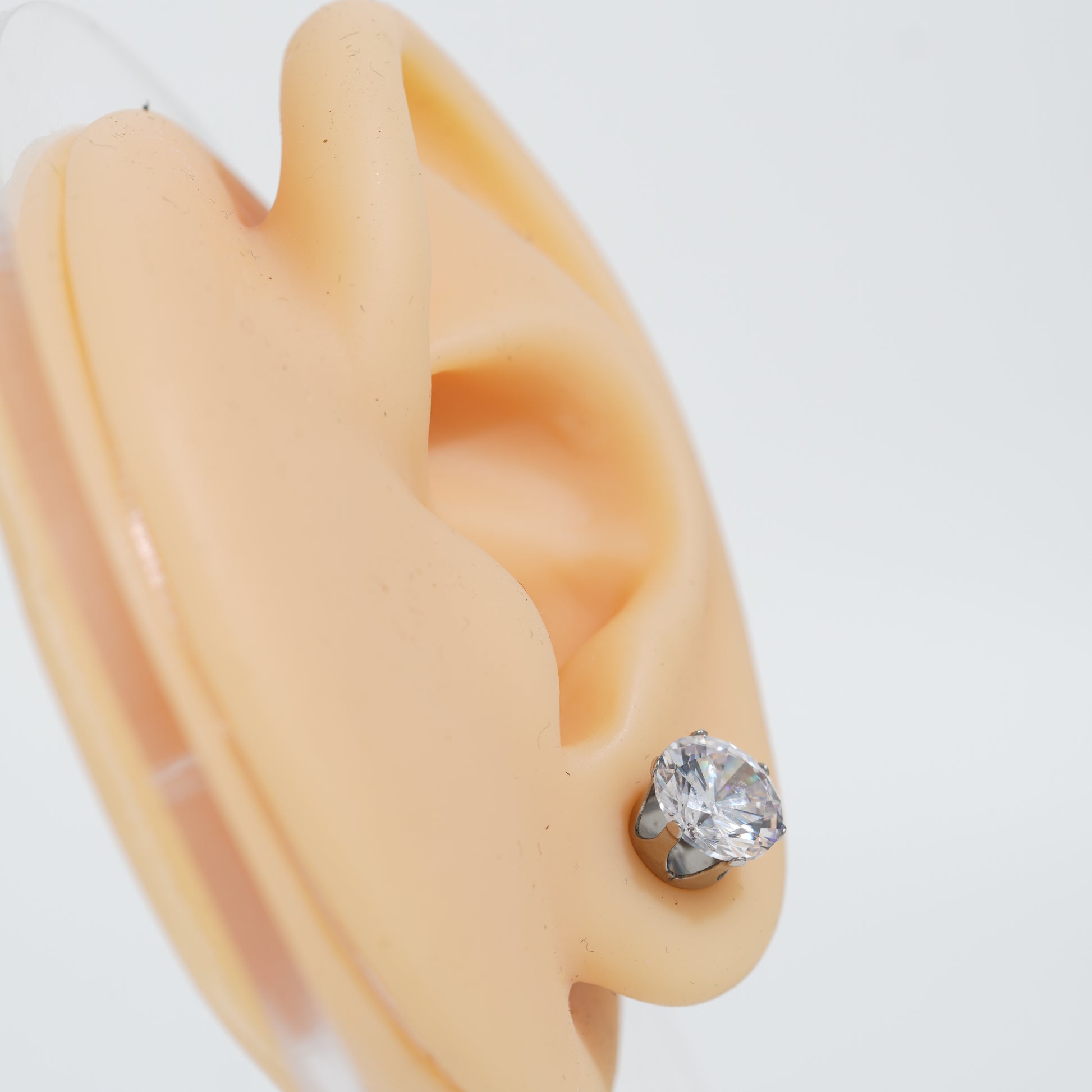 10.2: Mid Bold Round Cuban Zircon Diamound Studs UNISEX Set of 20pcs. (3 MM) (Copy)