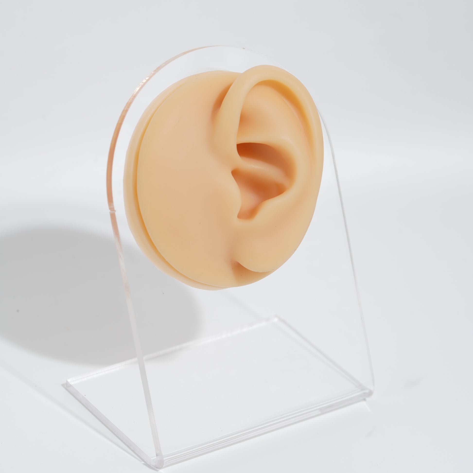 silicon piercing ears with acrylic stand