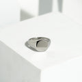 660 Polished Silver Signet Ring