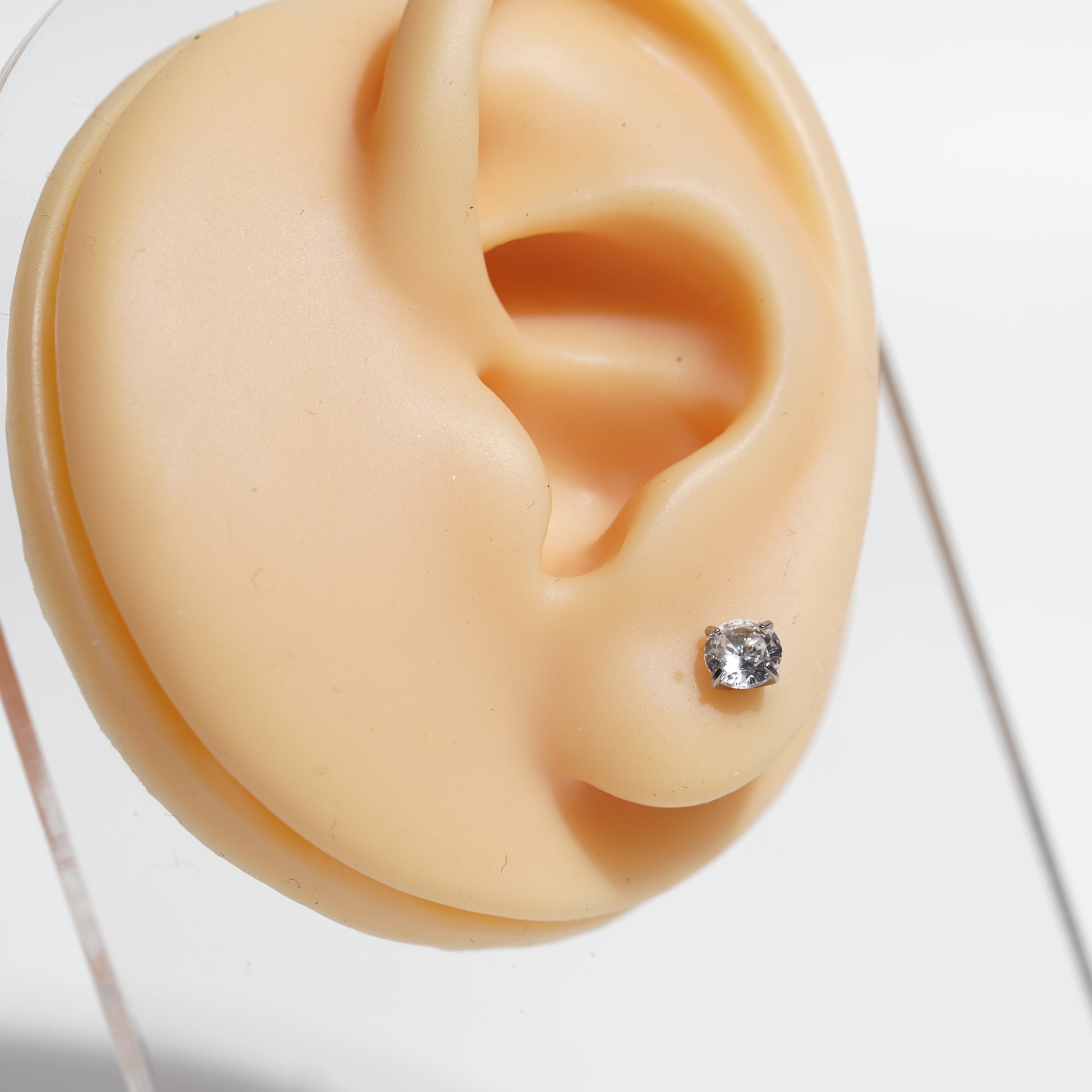 110-C fancy diamond studs
