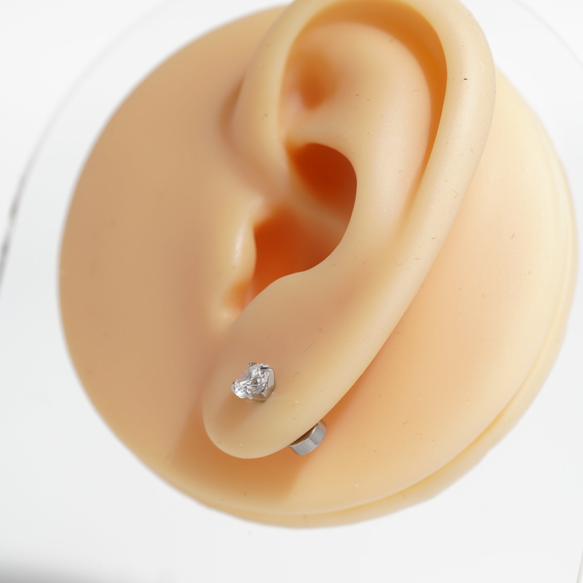 110-C fancy diamond studs