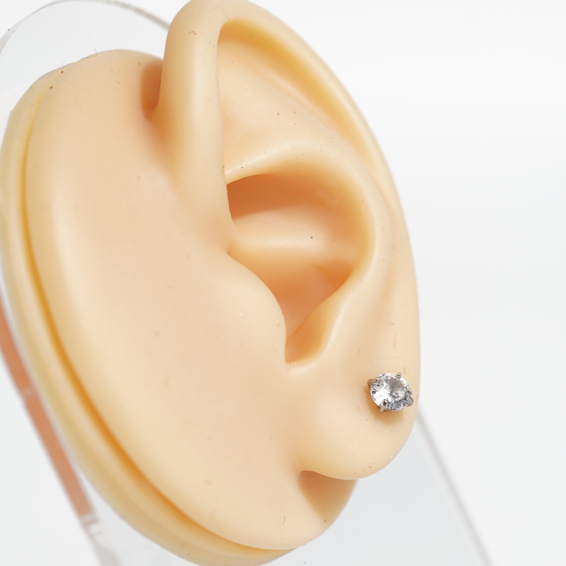 110-C fancy diamond studs