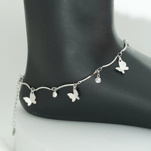 (7B) BUTTERFLY CHARM ANKLET