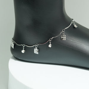 (6B) MAZE DESIGNED ANKLET