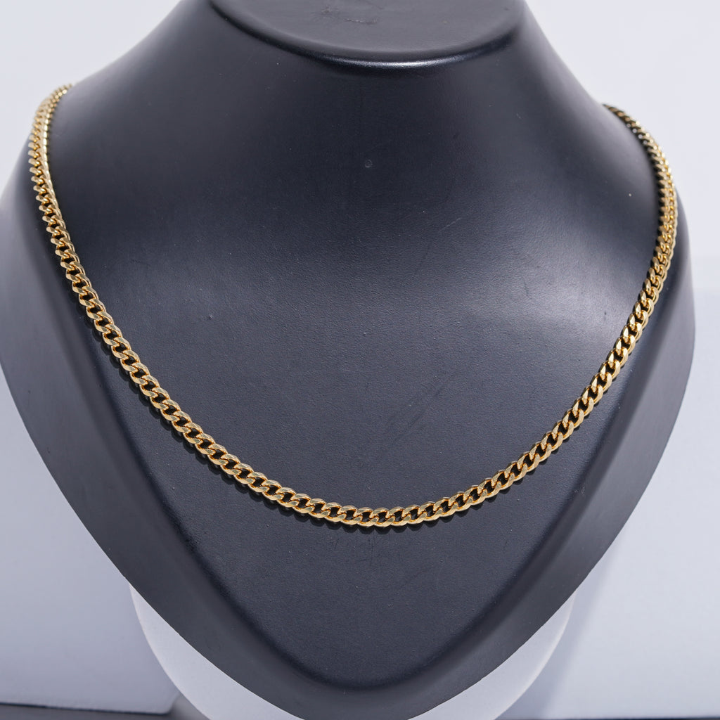 gold-tone slim chain