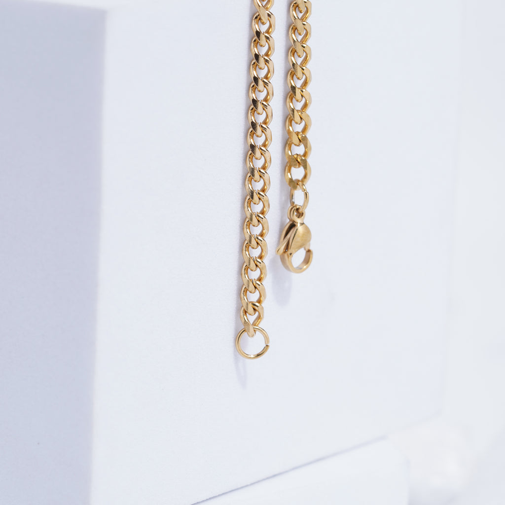 gold-tone slim chain
