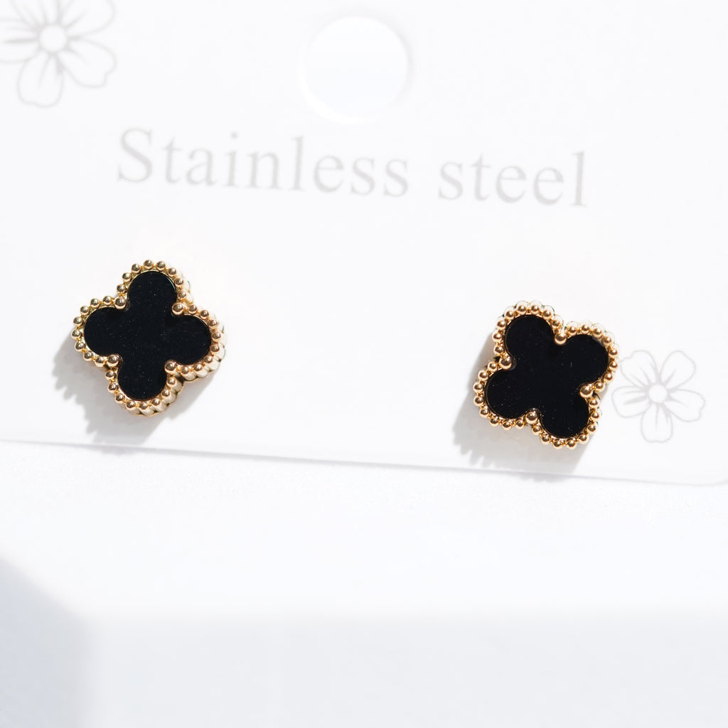 Classic Gold & Black Studs