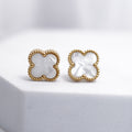 White Luxe studs