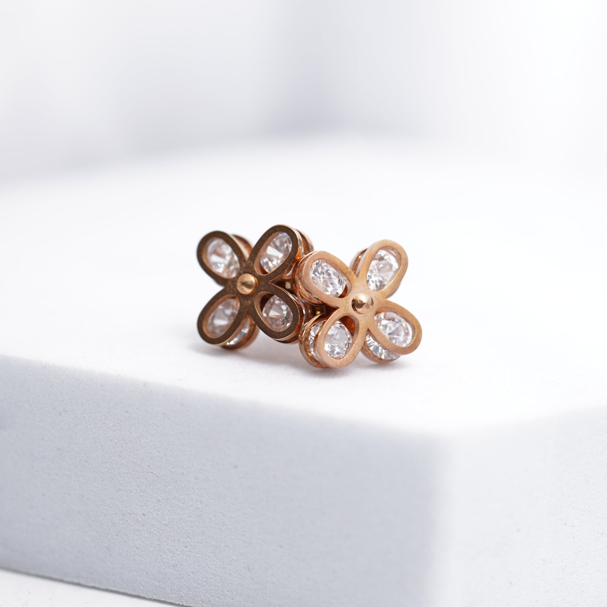 FLoral Diamond Studs