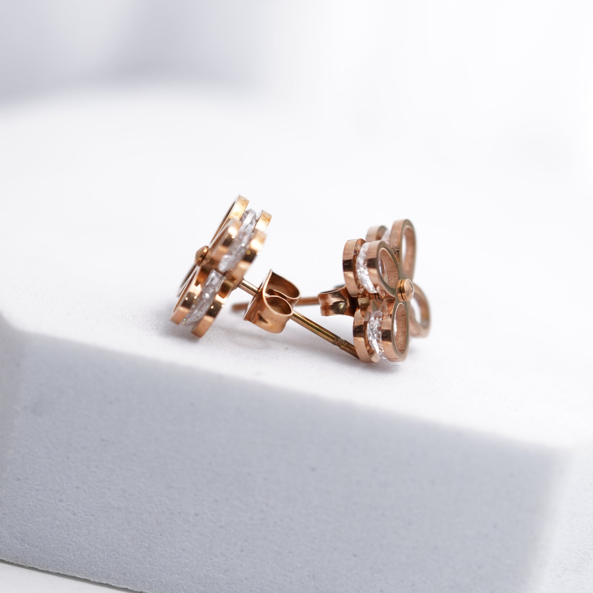 FLoral Diamond Studs