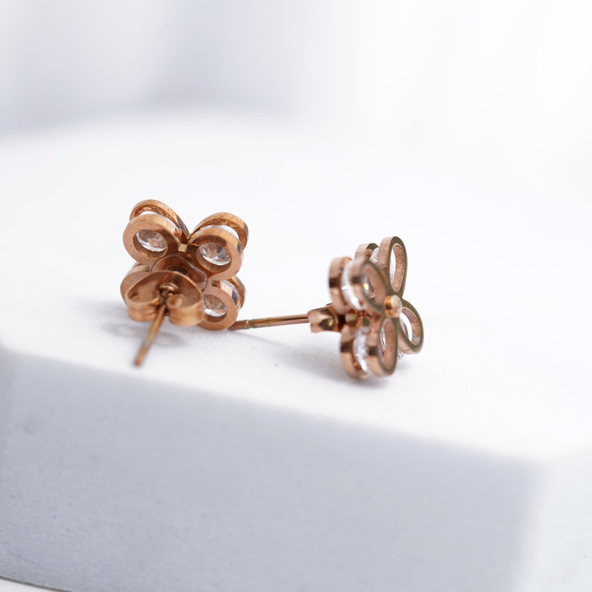 FLoral Diamond Studs