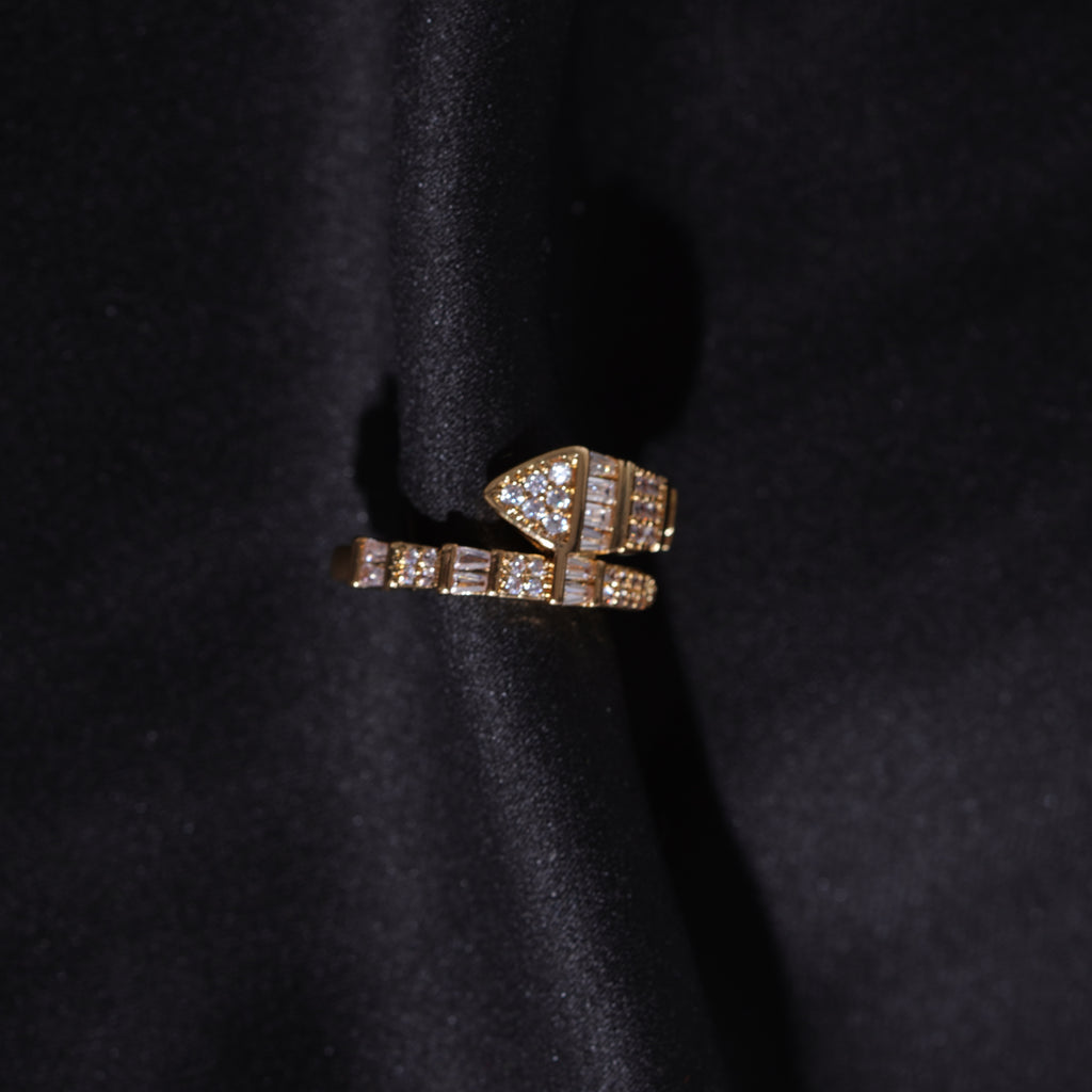 Imperial serpent glow earrings