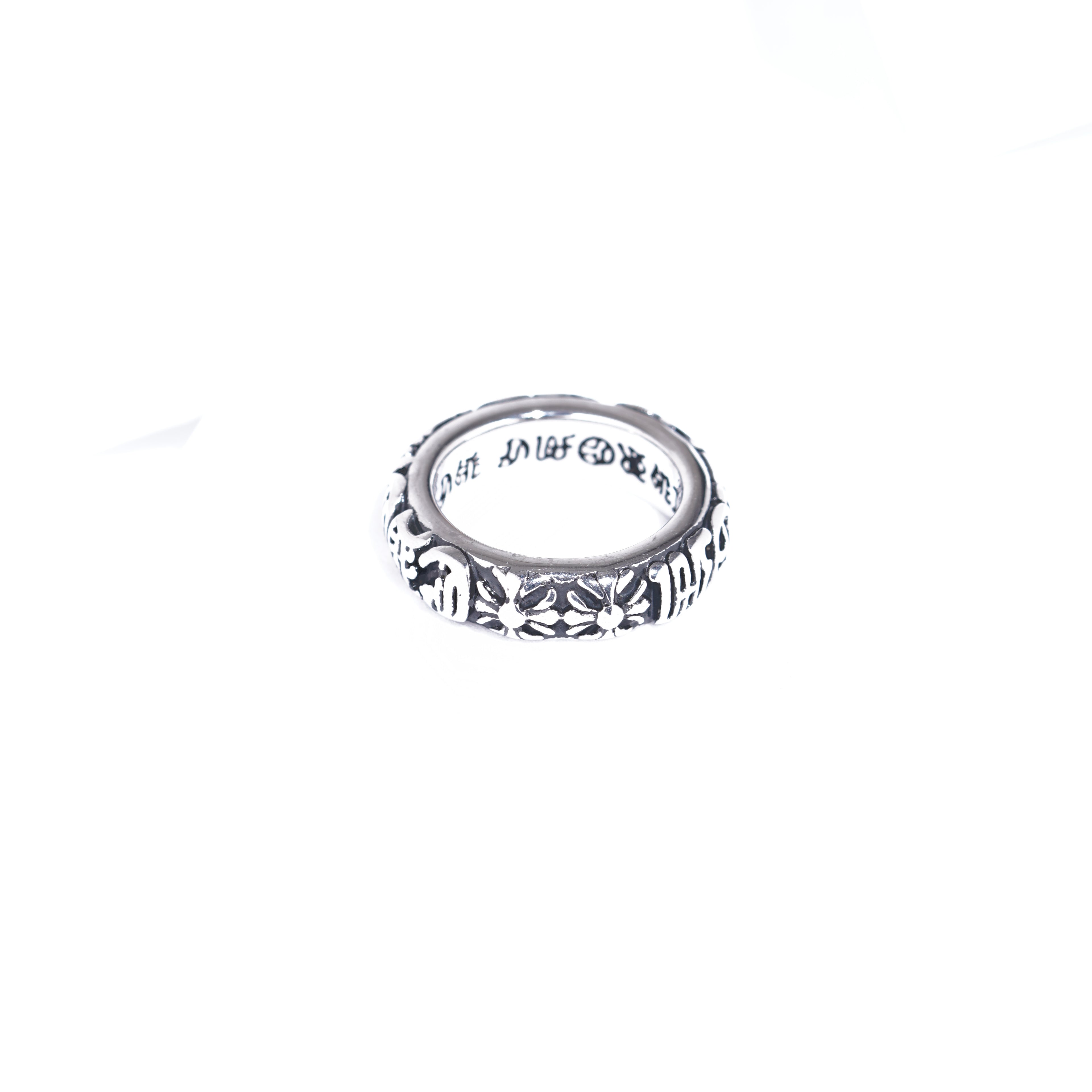 The Iron Weaver — Gothic Filigree 316L Steel Ring (225)