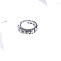 The Iron Weaver — Gothic Filigree 316L Steel Ring (225)