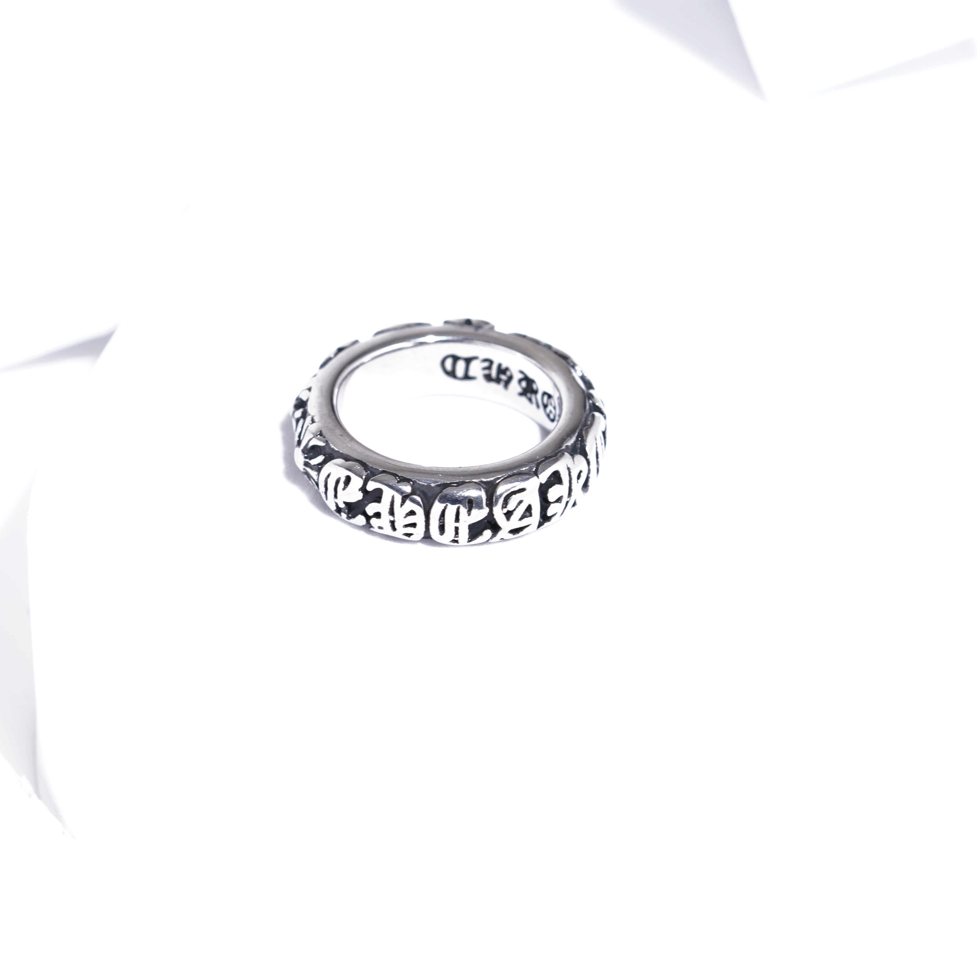 The Iron Weaver — Gothic Filigree 316L Steel Ring (225)