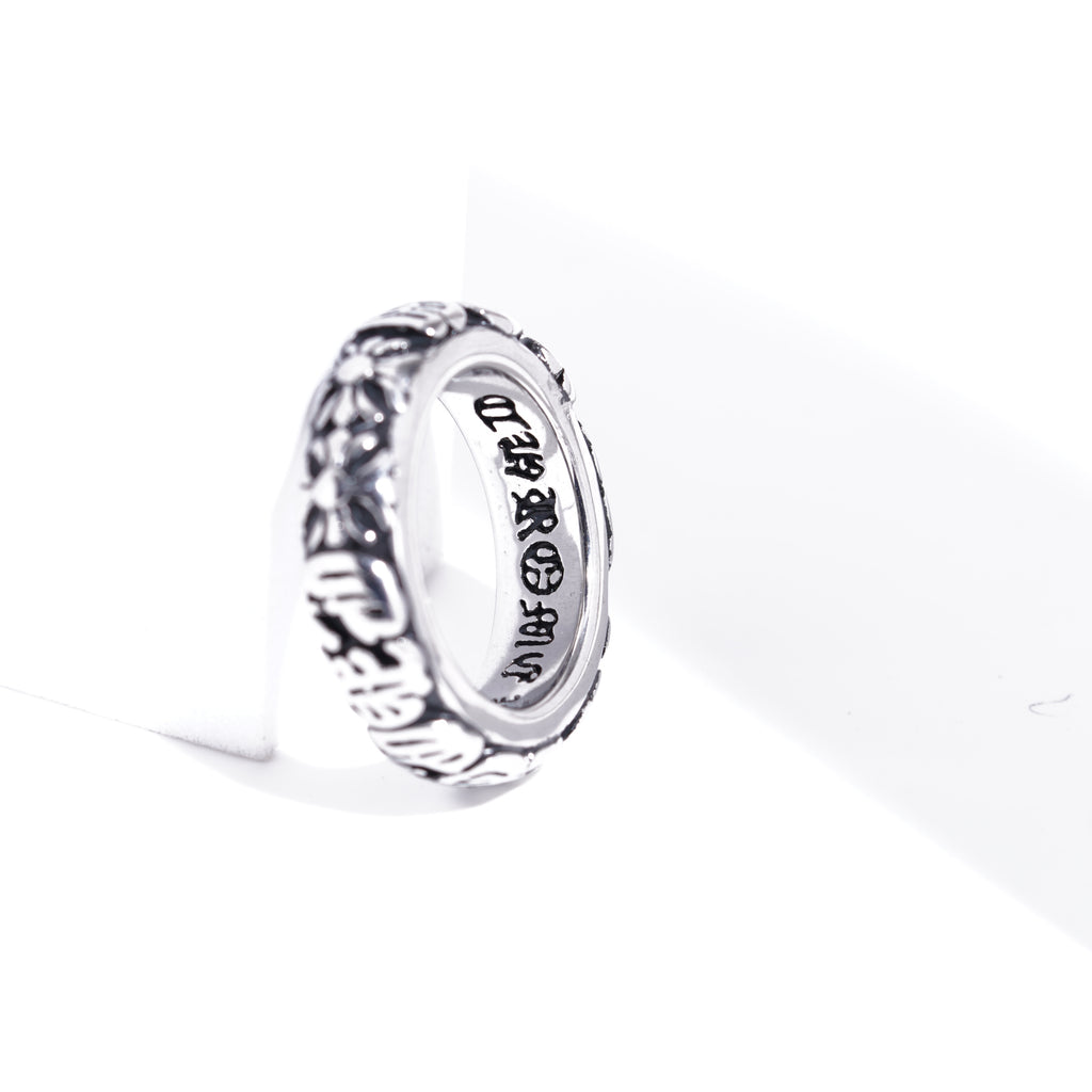 The Iron Weaver — Gothic Filigree 316L Steel Ring (225)