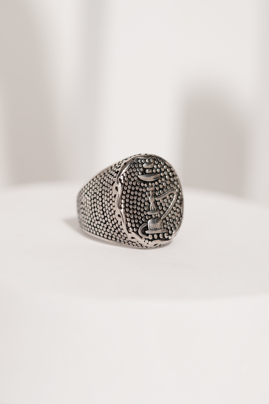 Hookah Pattern Ring For Men worldjewel.in men's ring