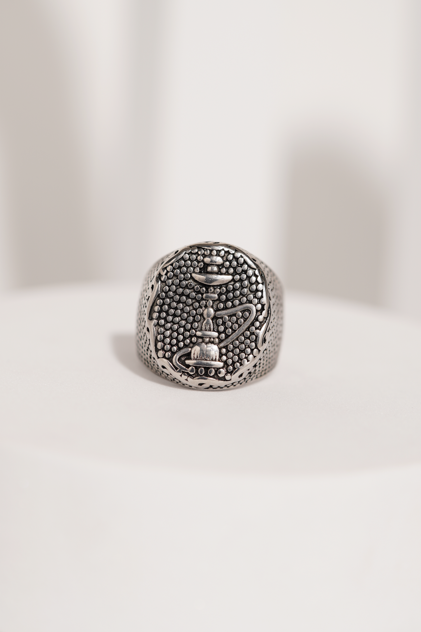Hookah Pattern Ring For Men worldjewel.in men's ring